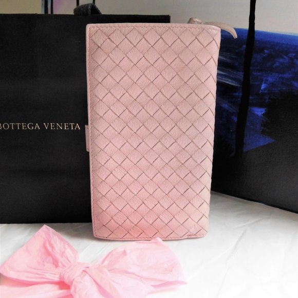 β¨HPπBottega Veneta Authentic French Pink Wallet - Picture 9 of 10